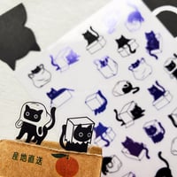 Image 3 of Box Cats Sticker Sheet