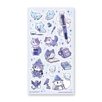 Image 1 of Magic Ink Cats Sticker Sheet