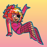 Image 2 of Party Girl Goromi || Acrylic Charm [Yakuza/RGG]