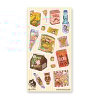 Image 1 of STICKII Snacks Sticker Sheet