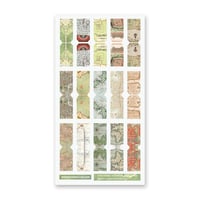 Image 1 of Vintage Map Tabs Sticker Sheet