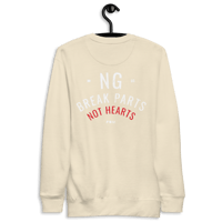 Image 1 of BREAK PARTS NOT HEARTS CREWNECK (unisex)