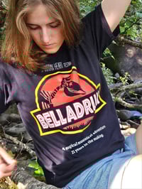 Image 2 of Bella '25 Jurassic Bella Adult T-Shirt (Black)
