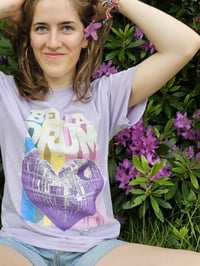 Image 1 of Bella '25 Space Heart Adult T-shirt (Orchid)