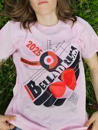 Image 2 of Bella '25 Bauhaus Heart T-shirt (Light Pink)