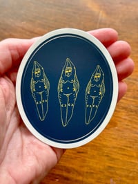 Image 2 of Three Goddesses Divine Feminine Sticker, Eco Friendly, Waterproof
