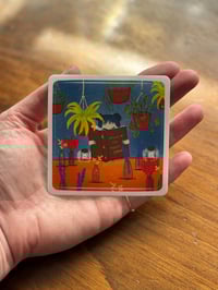 Image 3 of Spells of the Night Garden Witchy Art Print Sticker, Eco Friendly and Waterproof
