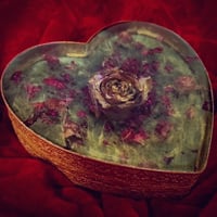 Hearts In Red & Gold - Heart Piece