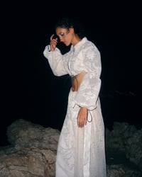Image 3 of Long vintage lace skirt 