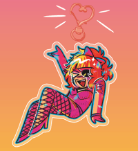 Image 4 of Party Girl Goromi || Acrylic Charm [Yakuza/RGG]