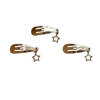 mini star hair clips