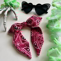 Pink Bandana Headband