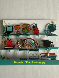 Image 2 of Back to School Acrylic Food Picks 