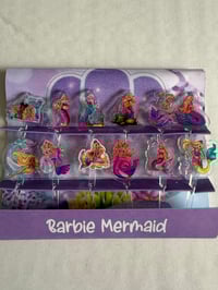 Image 1 of Barbie Mermaid Acrylic Food Picks 