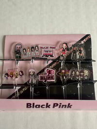 Black Pink Acrylic Food Picks 