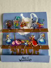 Image 1 of Alice in Wonderland Acrylic food Picks 