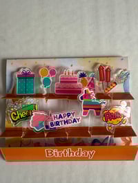 Birthday Acrylic Food Picks 
