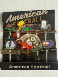 American Football Acrylici Food Picks 