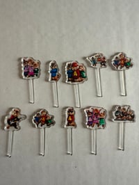 Image 2 of Alvin and the Chipmunk Acrylic Food Picks 