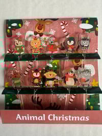 Image 1 of Animal Christmas  Acrylic Food Picks 