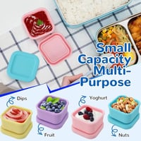 Image 4 of Eco Friendly Snack Dip  Silicone Container 