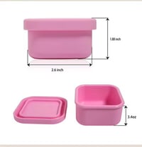 Image 2 of Eco Friendly Snack Dip  Silicone Container 
