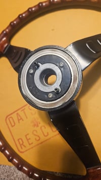 Image 4 of 240z Series 1 Steering wheel - Refurbished 