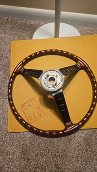 Image 8 of 240z Series 1 Steering wheel - Refurbished 