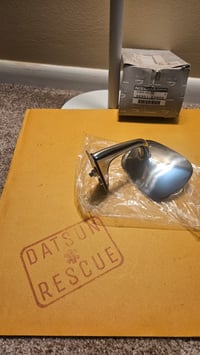 Image 1 of 240z Original NOS Left side mirror