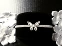 Butterfly Crystal Choker Necklace 