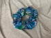 Image of Blue Alien Scrunchie