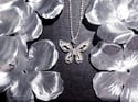 Crystal Butterfly Fashion Necklace 