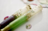 Image 4 of Glass Pieces, Purple Barrel - Pocket Fountain Pen 
