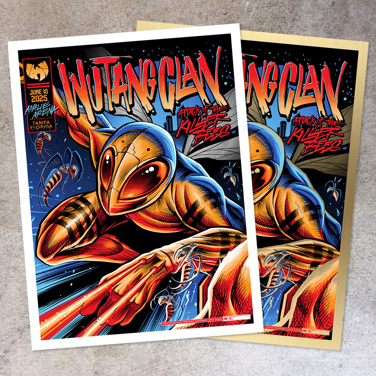 F4D Studios — Wu Tang Clan Tampa Posters