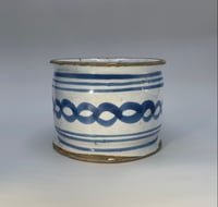 Image 1 of Large Early English Tin-Glazed Gallipot ; London, c.1680-1700.