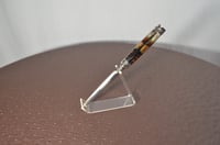 Image 2 of Letter Opener Knife, Turkey Feather Envelope Slicer with Outdoor Scene Cast in Clear Resin   0249
