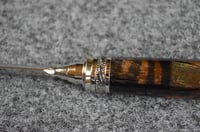 Image 9 of Letter Opener Knife, Turkey Feather Envelope Slicer with Outdoor Scene Cast in Clear Resin   0249