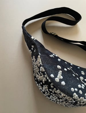 Image of Barnacles, large velvet crossbody sling bag