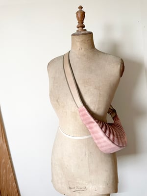 Image of Seashell, mini canvas crossbody sling bag