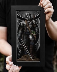 Image 1 of Mando and Grogu - Color Variant