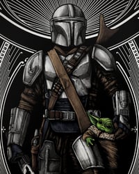 Image 2 of Mando and Grogu - Color Variant