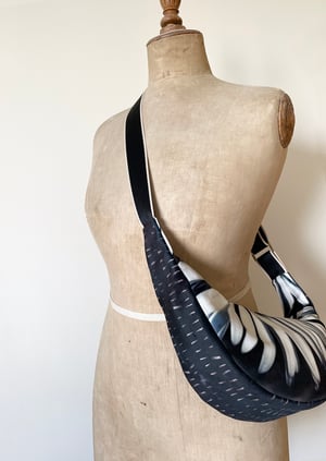 Image of Daisy, large velvet crossbody sling bag