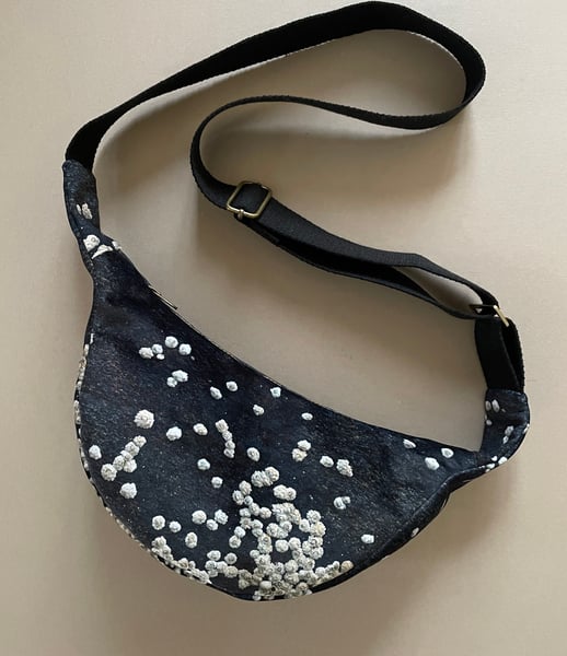 Image of Barnacles, large velvet crossbody sling bag