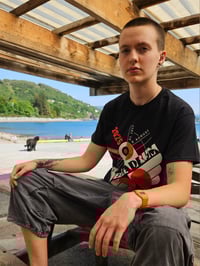 Image 3 of Bella '25 Bauhaus Heart T-Shirt (Black)