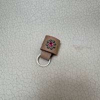 Image 1 of Tote Bag Key Holder Pink Jewel