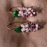 Image 2 of VICTORIAN LILAC EARRINGS