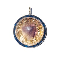 43mm:  Amethyst / Lapis Lazuli /24K - 11-1
