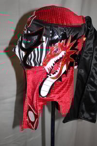 Image 3 of PENTA 0M SEMI PRO RED & BLACK w/ RHINESTONE PRINT