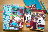 Image 1 of CAFE PUP Postcard Set of 3