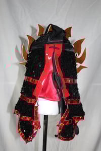Image 4 of LUCHA BROS RED & BLACK SEQUENCE SEMI PRO SAMURAI ENTRANCE MASK